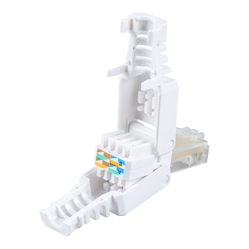 Cat5e シールドなしツールレス RJ45 コネクタ RJ-688Y-C5E Cat5e シールドなしツールレス RJ45 コネクタ RJ-688Y-C5E