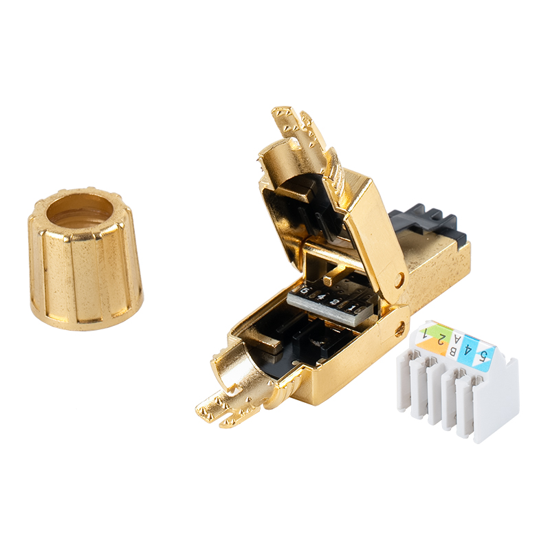 Cat8 シールド付きツールレス RJ45 コネクタ RJ-G40S-1-C8 Cat8 シールド付きツールレス RJ45 コネクタ RJ-G40S-1-C8