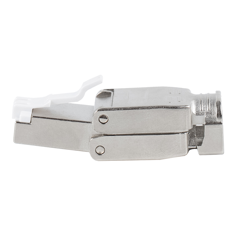 Cat6A シールド付きプッシュダウンタイプ ツールレス RJ45 コネクタ RJ-602S-1-C6A Cat6A シールド付きプッシュダウンタイプ ツールレス RJ45 コネクタ RJ-602S-1-C6A