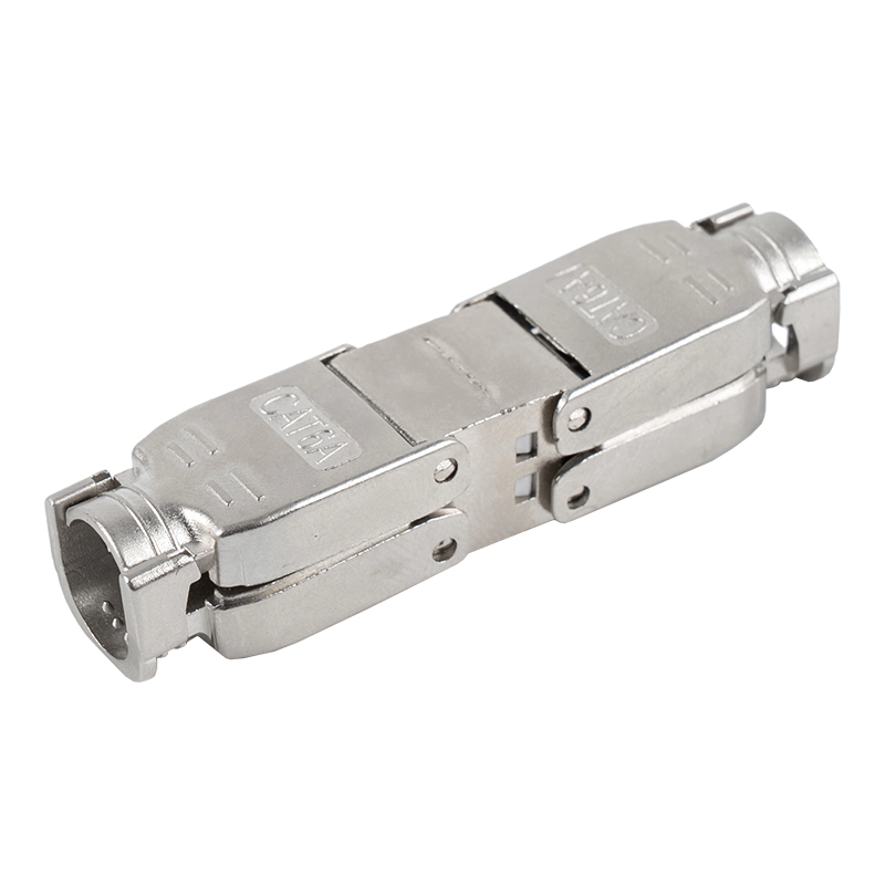 Cat6Aシールドプッシュダウンタイプツールレスコネクタ RJ-603S-3-C6A