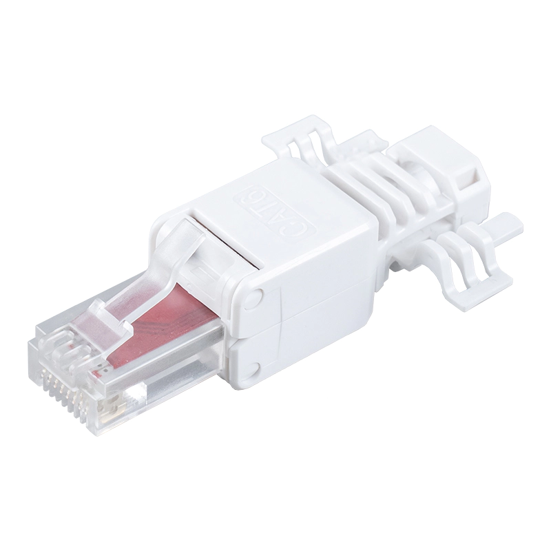 Cat6 シールドなしツールレス RJ45 コネクタ（ウイング付き） RJ-688X-C6