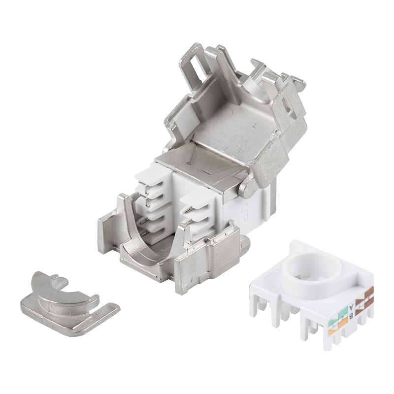 180度シールド付きツールレスキーストンジャック(ロック付) SM-2335BSH8C6A 180度シールド付きツールレスキーストンジャック(ロック付) SM-2335BSH8C6A