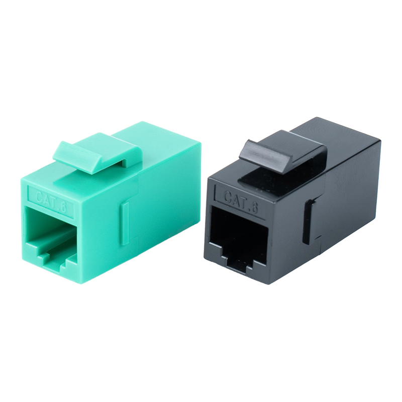 C6A シールドなし RJ45 インライン カプラー SM-2034C6