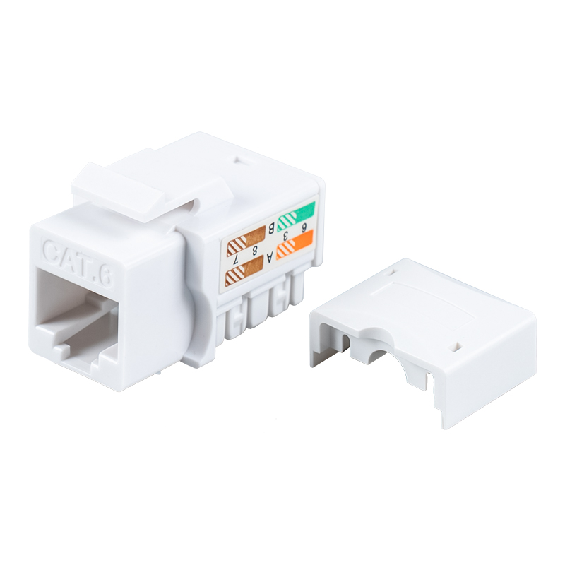 Cat6 シールドなし 90° モジュラー ジャック SM-2053H8C6