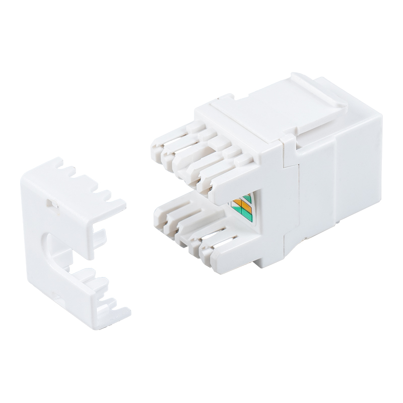 Cat6 シールドなし 180°モジュラージャック(シャッター付き) SM-2064CD8C6 Cat6 シールドなし 180°モジュラージャック(シャッター付き) SM-2064CD8C6