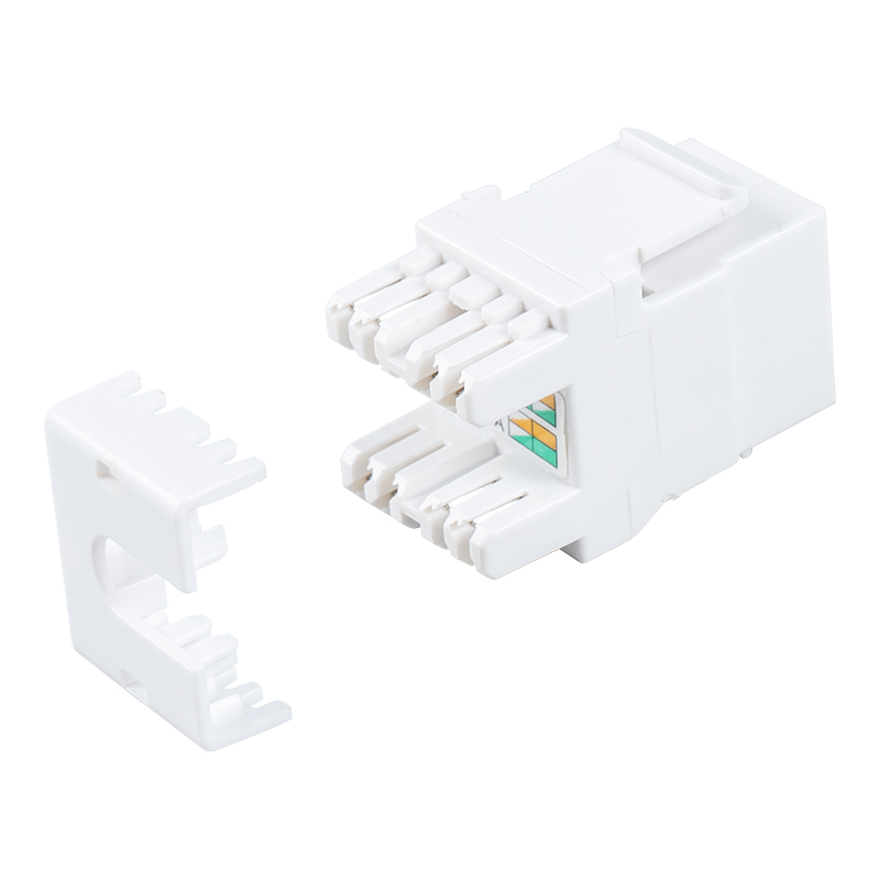 Cat6 シールドなし 180°モジュラージャック(シャッター付き) SM-2064CD8C6 Cat6 シールドなし 180°モジュラージャック(シャッター付き) SM-2064CD8C6