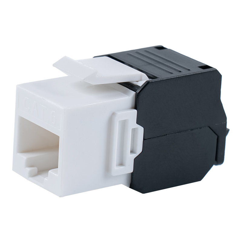 Cat6 シールドなし 180° ツールレスモジュラージャック (フリップオープンタイプ) SM-2336H8C6