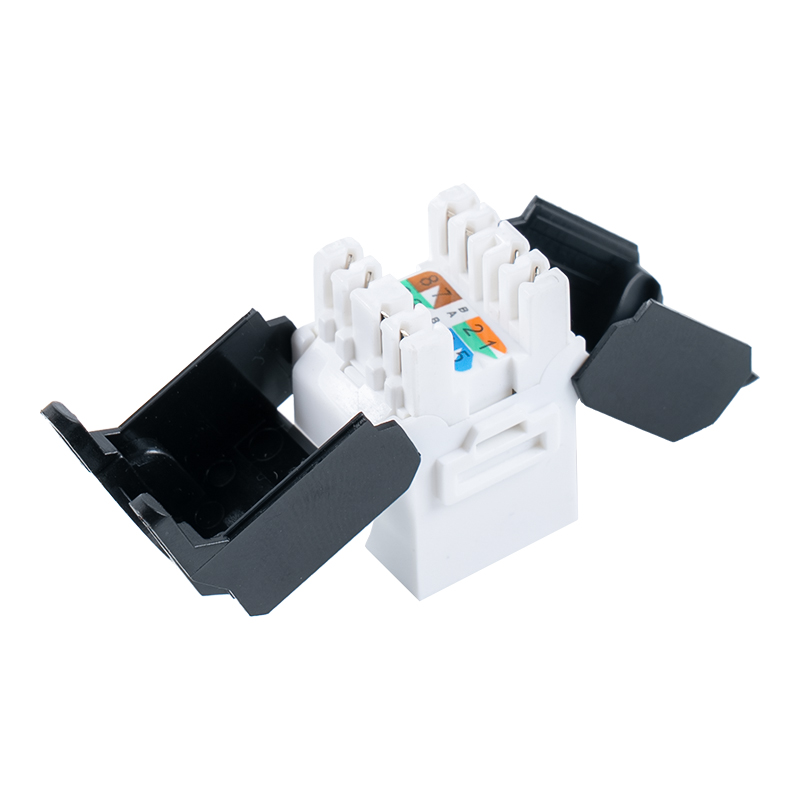 Cat6 シールドなし 180° ツールレスモジュラージャック (フリップオープンタイプ) SM-2336H8C6 Cat6 シールドなし 180° ツールレスモジュラージャック (フリップオープンタイプ) SM-2336H8C6