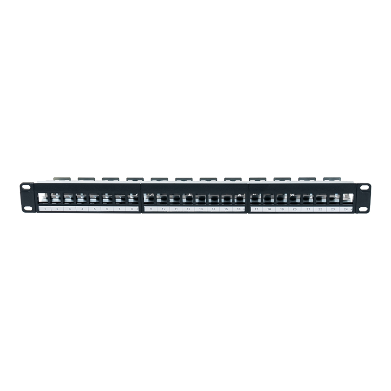 19インチ 1U 24ポート シールド空ラック(デジタルカード付) SP-3245S-24P 19インチ 1U 24ポート シールド空ラック(デジタルカード付) SP-3245S-24P