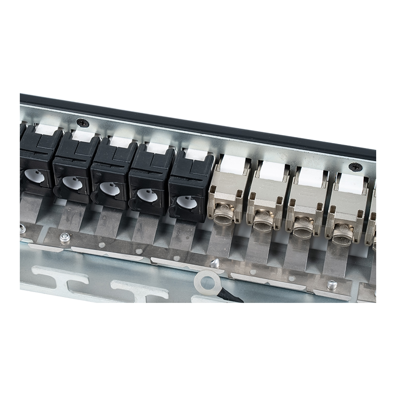 19インチ 1U 24ポート シールドパッチパネル(C6Aモジュール付き) SP-3246S-24P 19インチ 1U 24ポート シールドパッチパネル(C6Aモジュール付き) SP-3246S-24P
