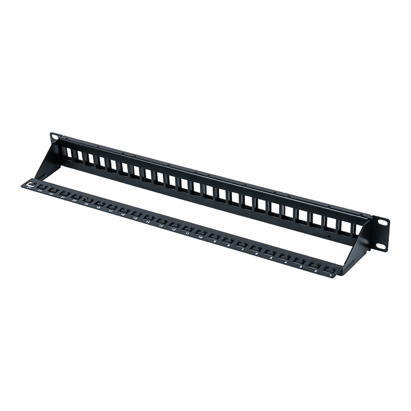 19インチ 1U 24ポート シールドパッチパネル(C6モジュール付き) SP-3260-24P 19インチ 1U 24ポート シールドパッチパネル(C6モジュール付き) SP-3260-24P