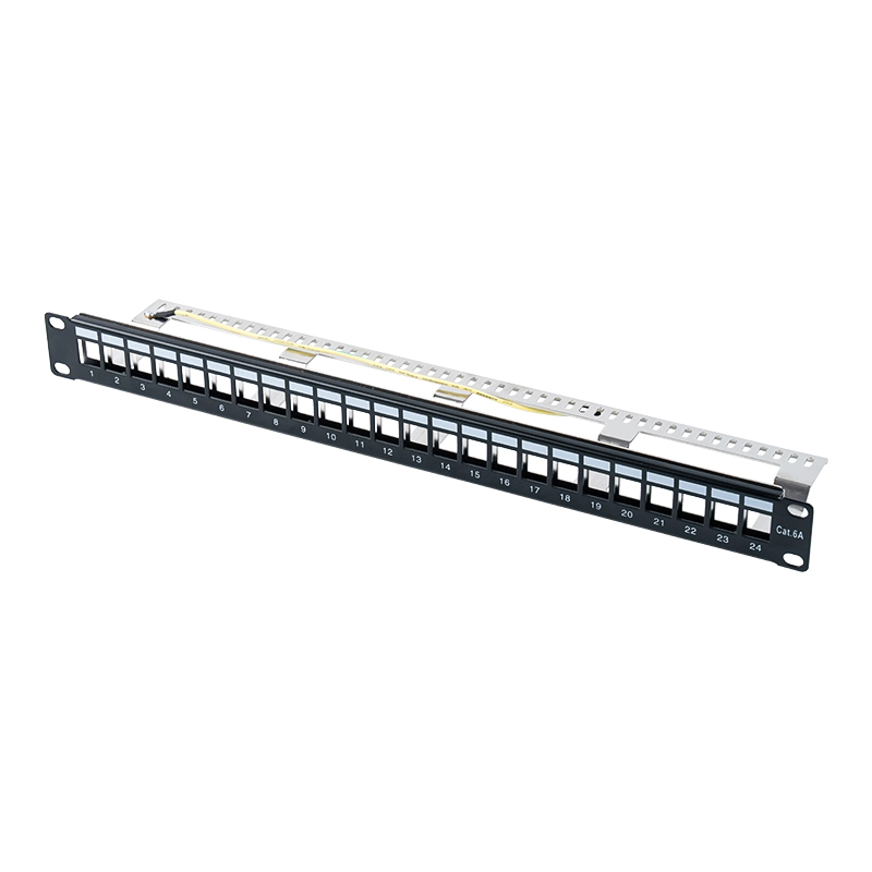 19インチ 1U 24ポート シールド空ラックSP-3317S-24P