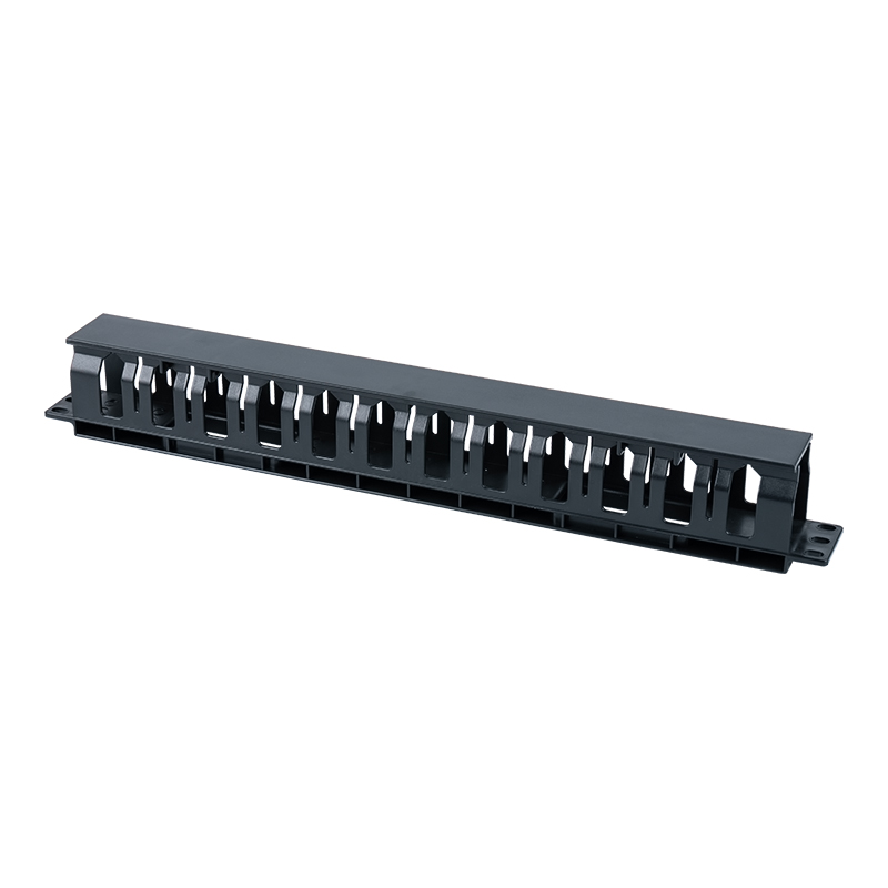 119 インチ 1U プラスチック ケーブル管理スタンド (12 ポート) SP-3649-1U