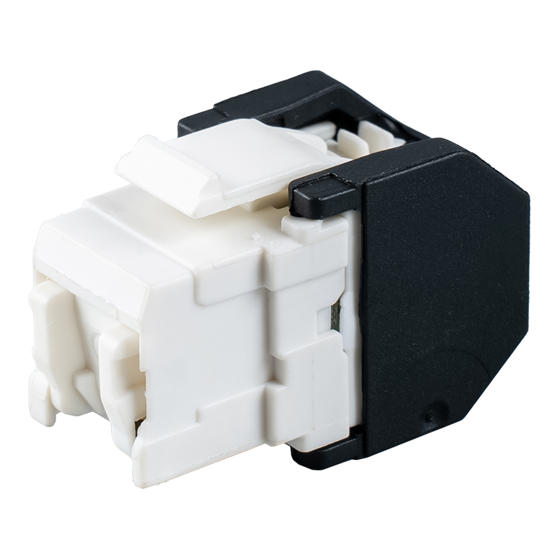 Cat6 シールドなし 180° ツールレスモジュラージャック (シャッター付き) SM-2399H8C6
